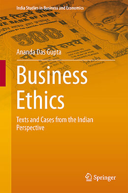 Livre Relié Business Ethics de Ananda Das Gupta