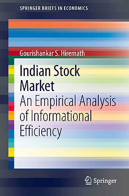 Couverture cartonnée Indian Stock Market de Gourishankar S. Hiremath