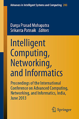 Couverture cartonnée Intelligent Computing, Networking, and Informatics de 