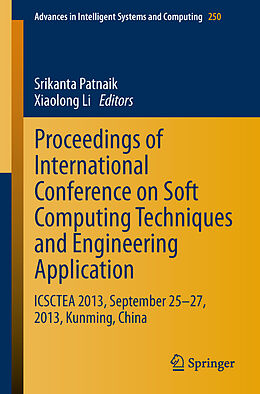 Couverture cartonnée Proceedings of International Conference on Soft Computing Techniques and Engineering Application de 