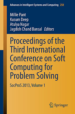 Couverture cartonnée Proceedings of the Third International Conference on Soft Computing for Problem Solving de 