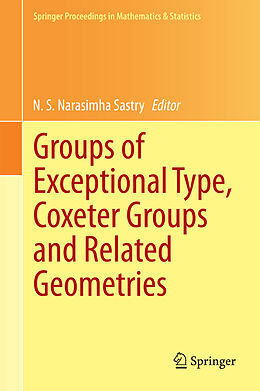 E-Book (pdf) Groups of Exceptional Type, Coxeter Groups and Related Geometries von N.S. Narasimha Sastry