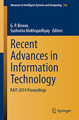 eBook (pdf) Recent Advances in Information Technology de G. P. Biswas, Sushanta Mukhopadhyay