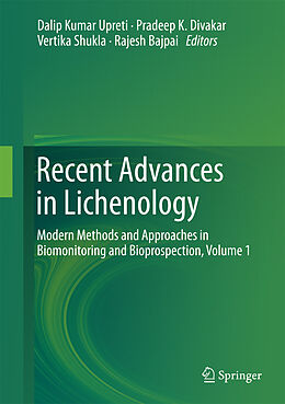 Livre Relié Recent Advances in Lichenology de 