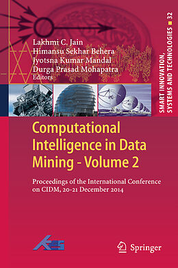 Livre Relié Computational Intelligence in Data Mining - Volume 2 de 