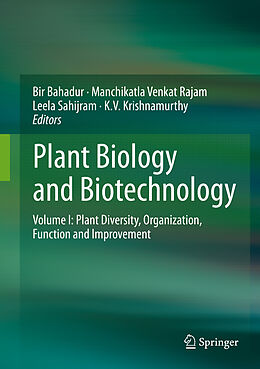 Livre Relié Plant Biology and Biotechnology de 