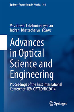 eBook (pdf) Advances in Optical Science and Engineering de 