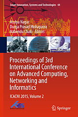 Livre Relié Proceedings of 3rd International Conference on Advanced Computing, Networking and Informatics de 