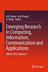 Livre Relié Emerging Research in Computing, Information, Communication and Applications de 