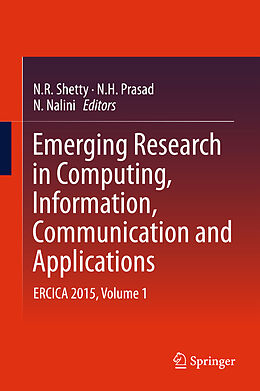 Livre Relié Emerging Research in Computing, Information, Communication and Applications de 