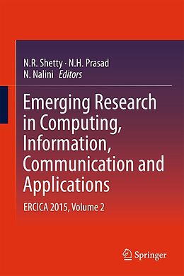 eBook (pdf) Emerging Research in Computing, Information, Communication and Applications de 