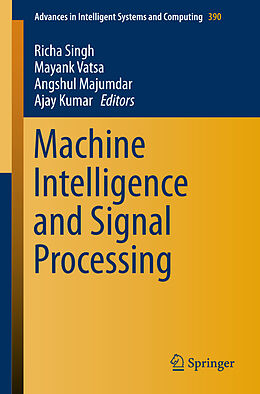Kartonierter Einband Machine Intelligence and Signal Processing von 
