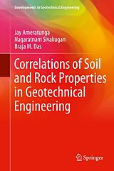 eBook (pdf) Correlations of Soil and Rock Properties in Geotechnical Engineering de Jay Ameratunga, Nagaratnam Sivakugan, Braja M. Das