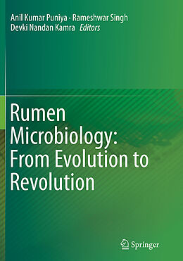 Couverture cartonnée Rumen Microbiology: From Evolution to Revolution de 