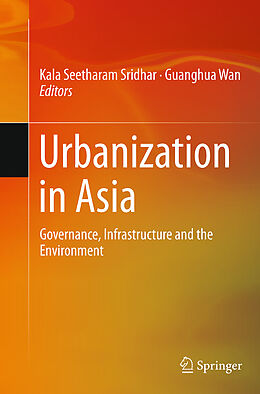 Couverture cartonnée Urbanization in Asia de 