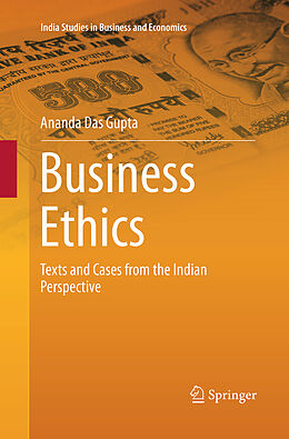 Couverture cartonnée Business Ethics de Ananda Das Gupta
