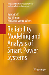 Couverture cartonnée Reliability Modeling and Analysis of Smart Power Systems de 