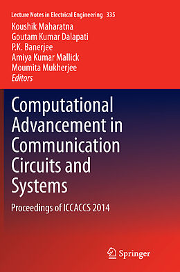Kartonierter Einband Computational Advancement in Communication Circuits and Systems von 
