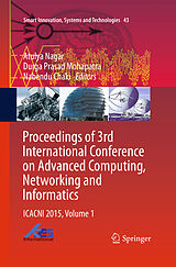 Couverture cartonnée Proceedings of 3rd International Conference on Advanced Computing, Networking and Informatics de 