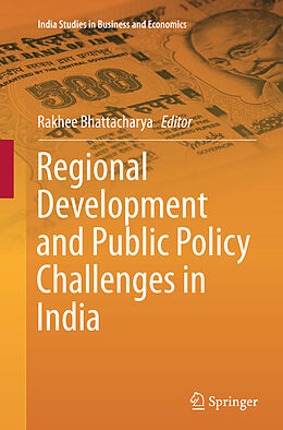 Kartonierter Einband Regional Development and Public Policy Challenges in India von 