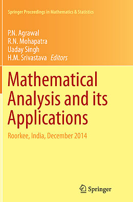 Kartonierter Einband Mathematical Analysis and its Applications von 
