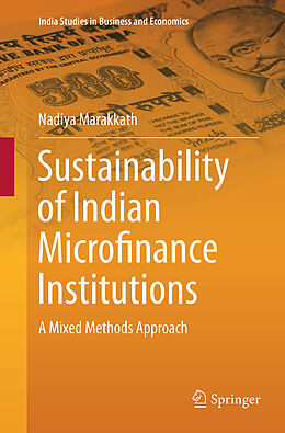 Kartonierter Einband Sustainability of Indian Microfinance Institutions von Nadiya Marakkath
