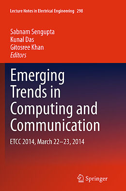 Kartonierter Einband Emerging Trends in Computing and Communication von 