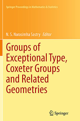 Kartonierter Einband Groups of Exceptional Type, Coxeter Groups and Related Geometries von 