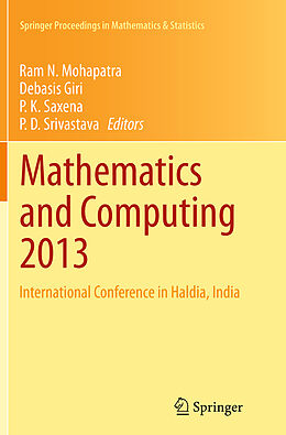 Couverture cartonnée Mathematics and Computing 2013 de 