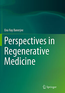 Couverture cartonnée Perspectives in Regenerative Medicine de Ena Ray Banerjee