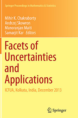 Kartonierter Einband Facets of Uncertainties and Applications von 