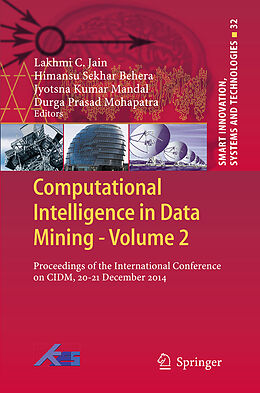 Couverture cartonnée Computational Intelligence in Data Mining - Volume 2 de 