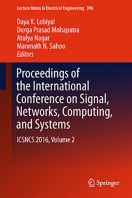 Fester Einband Proceedings of the International Conference on Signal, Networks, Computing, and Systems von 