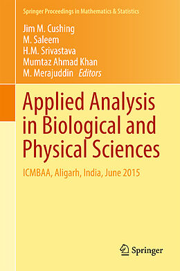 Fester Einband Applied Analysis in Biological and Physical Sciences von 