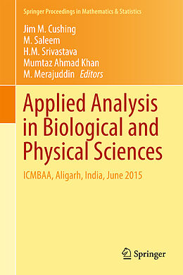 Livre Relié Applied Analysis in Biological and Physical Sciences de 