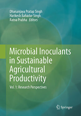 Couverture cartonnée Microbial Inoculants in Sustainable Agricultural Productivity de 