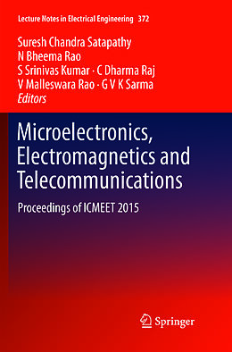 Kartonierter Einband Microelectronics, Electromagnetics and Telecommunications von 