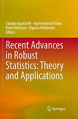 Couverture cartonnée Recent Advances in Robust Statistics: Theory and Applications de 