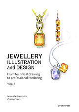 Couverture cartonnée Jewellery Illustration and Design de Manuela & Vinci Brambatti