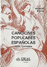  Notenblätter Canciones populares espanolas