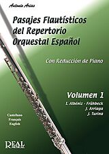 Antonio Arias Notenblätter Pasajes de flauta del repertorio orquestral espanol vol.1