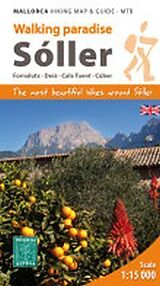 Carte (de géographie) Walking Paradise Sóller - The most beautiful hikes around Sóller de 