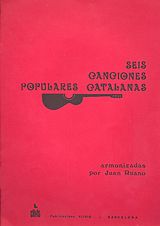 Juan Ruano Notenblätter 6 cancones populares catalanas