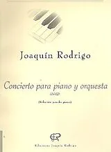 Joaquin Rodrigo Notenblätter Concierto para piano y orchestra
