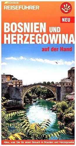 Kartonierter Einband Bosnien und Herzegowina auf der Hand von Jörg Heeskens