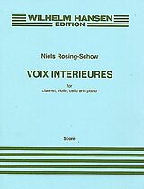 Niels Rosing-Schow Notenblätter Voix interieures for clarinet