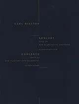 Carl Nielsen Notenblätter Konzert op.57 für Klarinette und Orchester