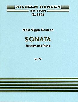 Niels Viggo Bentzon Notenblätter Sonata op.47