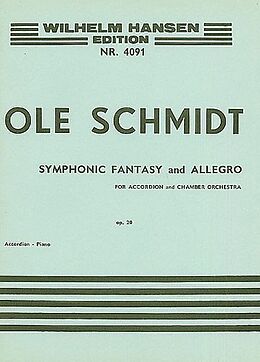 Ole Schmidt Notenblätter Symphonic Fantasy and Allegro op.20
