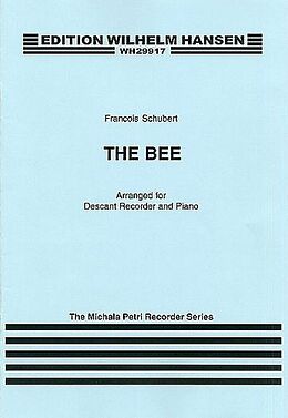 Franz Anton der Jüngere Schubert Notenblätter The Bee arr. for descant recorder